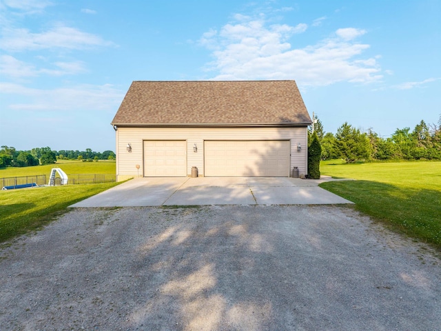 6360 Ray Rd, Swartz Creek, MI 48473 - view of detached garage