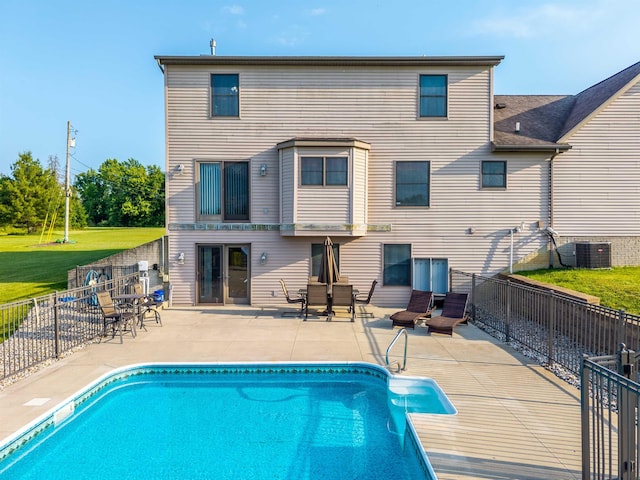 6360 Ray Rd, Swartz Creek, MI 48473 - view of swimming pool with a patio area and a fenced backyard