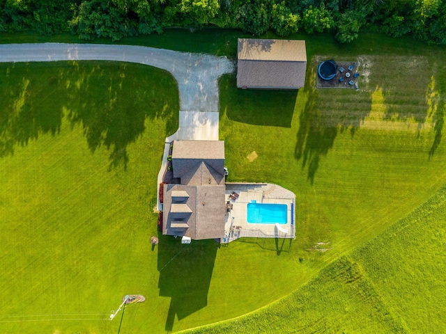 6360 Ray Rd, Swartz Creek, MI 48473 - bird's eye view of a pool area