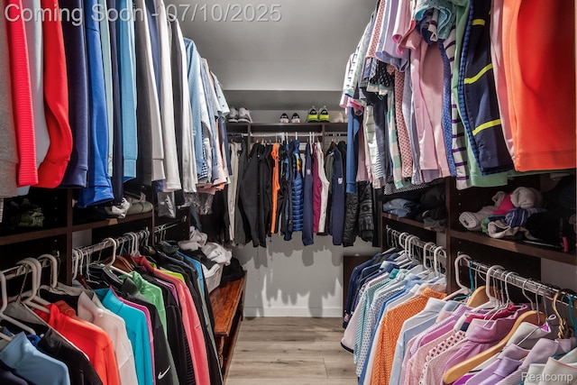 418 E 5th St Unit 2, Royal Oak, MI 48067 - spacious closet with wood finished floors