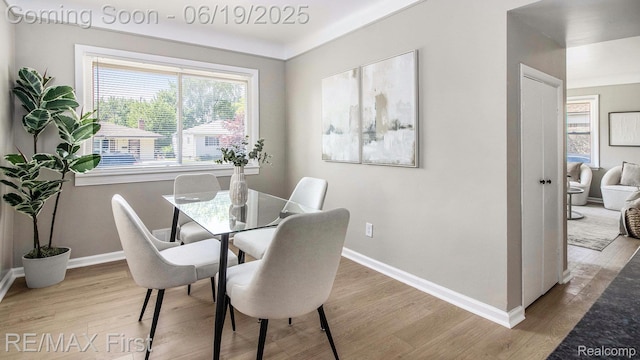 24520 Laetham Ave, Saint Clair Shores, MI 48021 - dining space with wood finished floors and baseboards