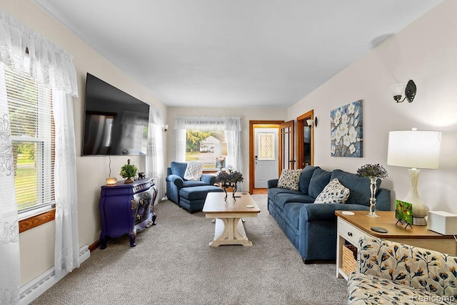 316 N Seymour Rd, Flushing, MI 48433 - view of carpeted living room