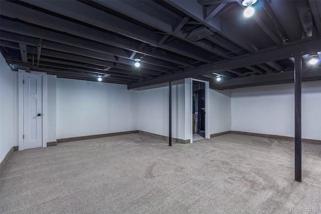 47387 Royal Rd, Macomb, MI 48044 - finished basement featuring carpet and baseboards