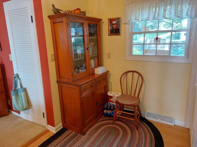 23675 N Shore Dr, Edwardsburg, MI 49112 - living area with wood finished floors and baseboards