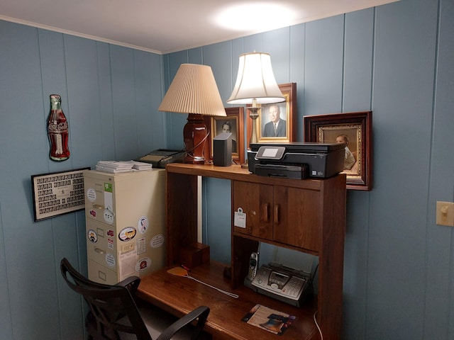 23675 N Shore Dr, Edwardsburg, MI 49112 - office area featuring a decorative wall