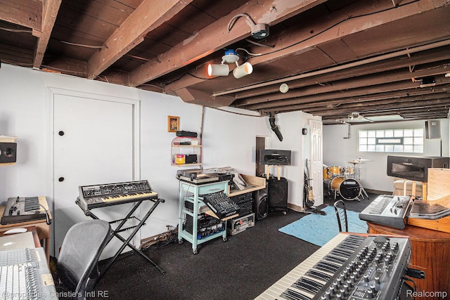 1407 W Marshall St, Ferndale, MI 48220 - basement featuring rubber floors