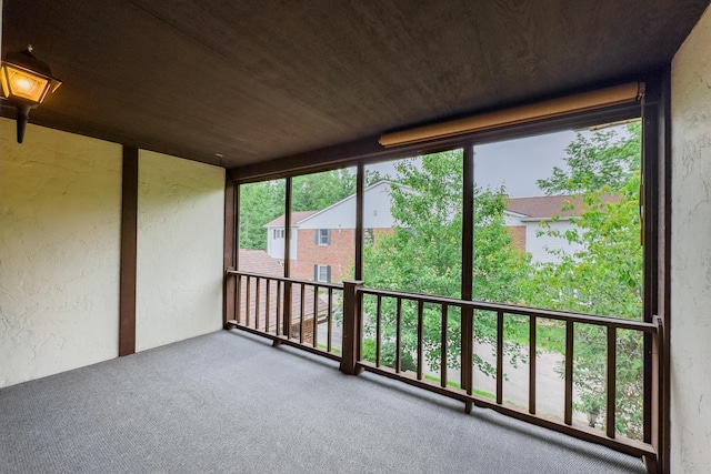 8597 Mathias Dr Unit 42, Grosse Ile, MI 48138 - view of unfurnished sunroom