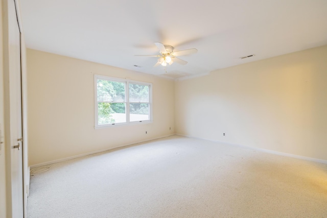 8597 Mathias Dr Unit 42, Grosse Ile, MI 48138 - empty room with carpet floors and ceiling fan