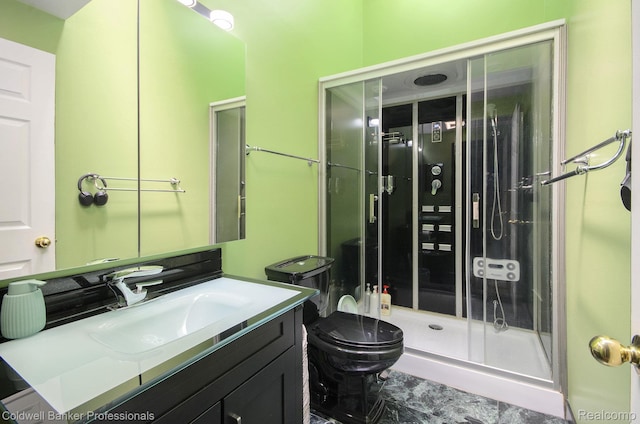 7176 Nottingham, West Bloomfield, MI 48322 - bathroom featuring vanity and a stall shower