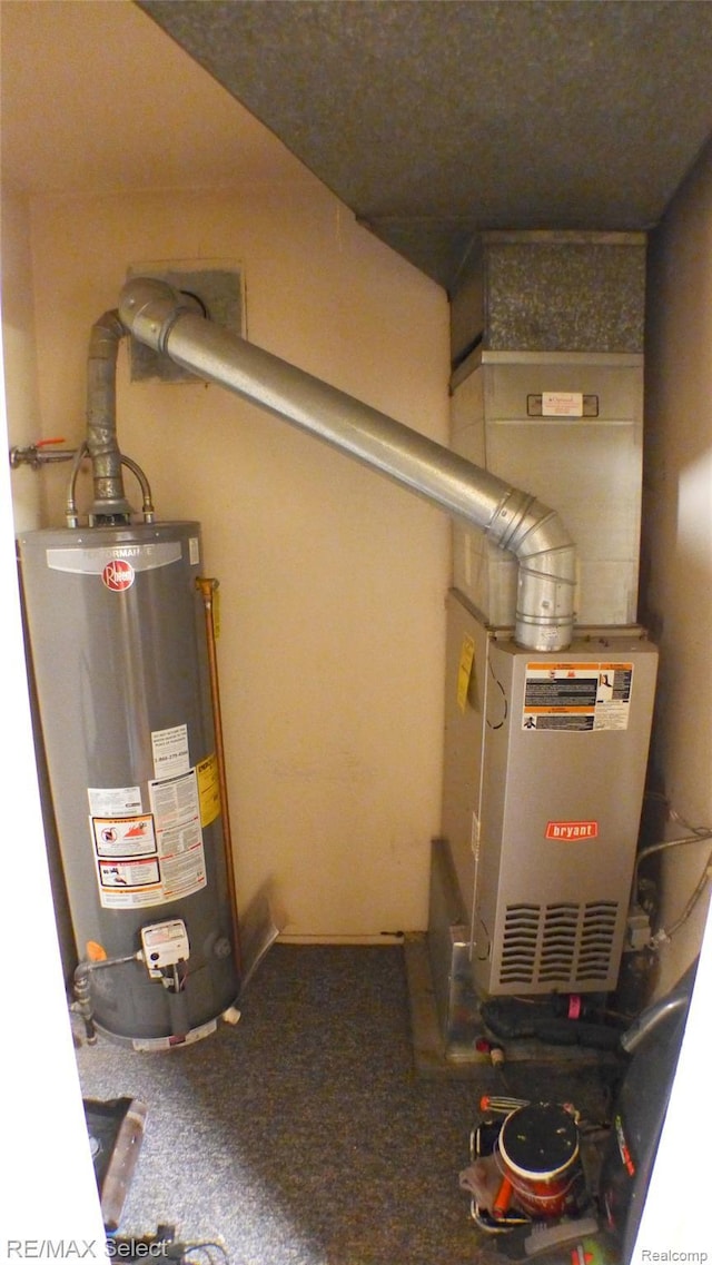 2633 Orchard Ln, Flint, MI 48504 - utilities featuring gas water heater