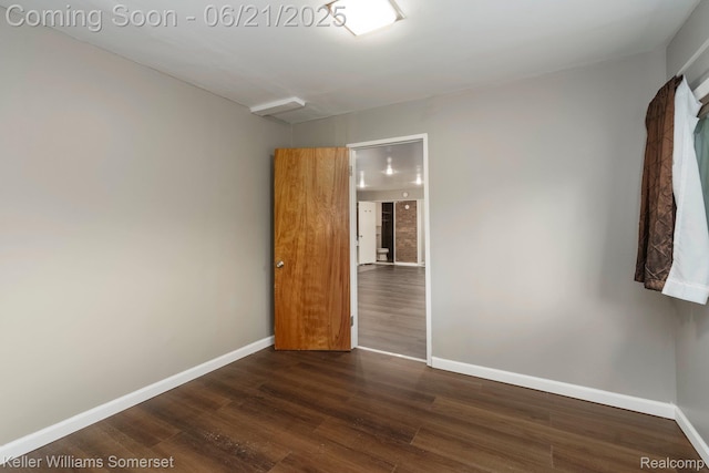 3620 Chester Rd, Royal Oak, MI 48073 - spare room with dark wood-type flooring and baseboards