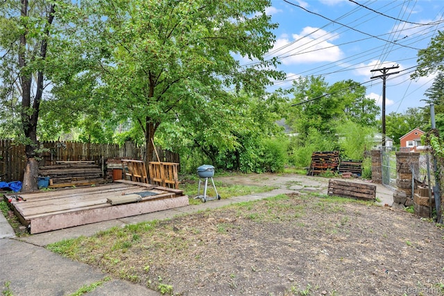 17304 Barlow St, Detroit, MI 48205 - view of yard featuring a deck