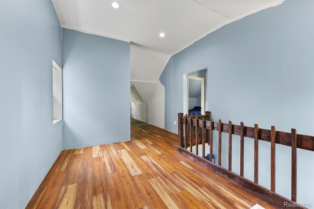 17304 Barlow St, Detroit, MI 48205 - bonus room featuring lofted ceiling, hardwood / wood-style floors, and recessed lighting