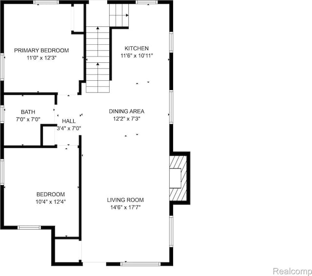 17304 Barlow St, Detroit, MI 48205 - view of room layout