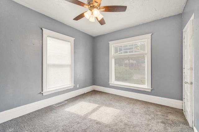 269 Euclid St, Mount Clemens, MI 48043 - empty room featuring carpet floors and ceiling fan