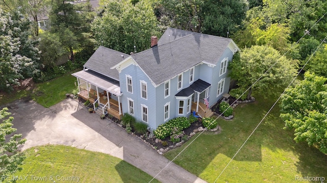 6501 River Rd, Flushing, MI 48433 - aerial view of property and surrounding area