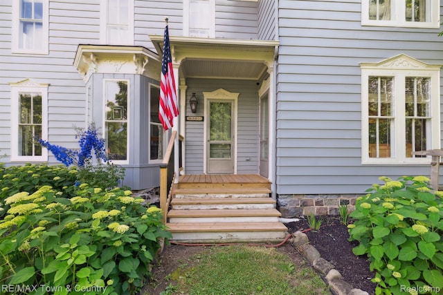 6501 River Rd, Flushing, MI 48433 - property entrance featuring a porch
