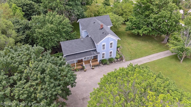 6501 River Rd, Flushing, MI 48433 - view from above of property
