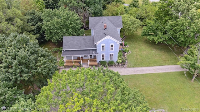 6501 River Rd, Flushing, MI 48433 - view from above of property