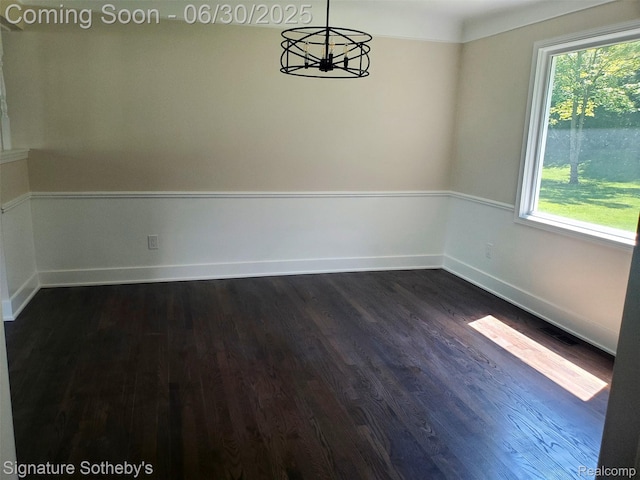 2200 Brenthaven Dr E, Bloomfield, MI 48304 - unfurnished dining area with plenty of natural light and dark wood-style floors