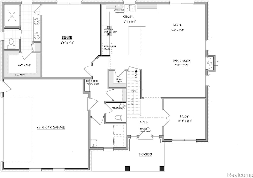 VL Poplar Ave, Royal Oak, MI 48073 - view of floor plan / room layout