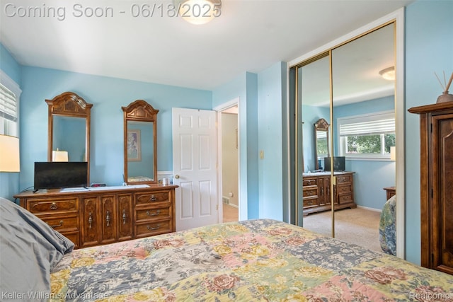 37862 Parkhurst St, Livonia, MI 48154 - carpeted bedroom featuring a closet and baseboards