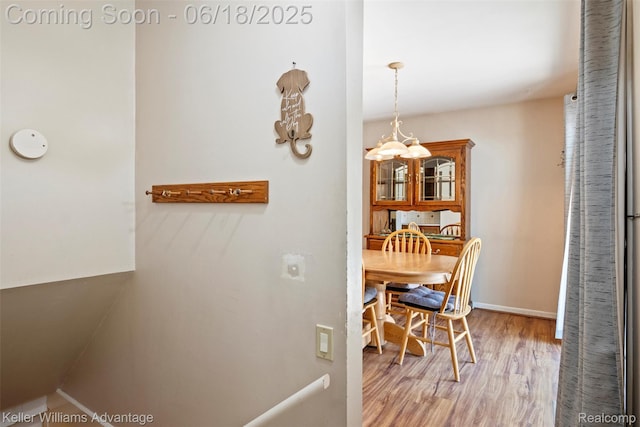 37862 Parkhurst St, Livonia, MI 48154 - dining space featuring light wood-style floors and baseboards