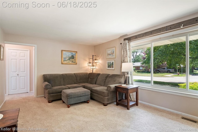 37862 Parkhurst St, Livonia, MI 48154 - carpeted living room featuring baseboards