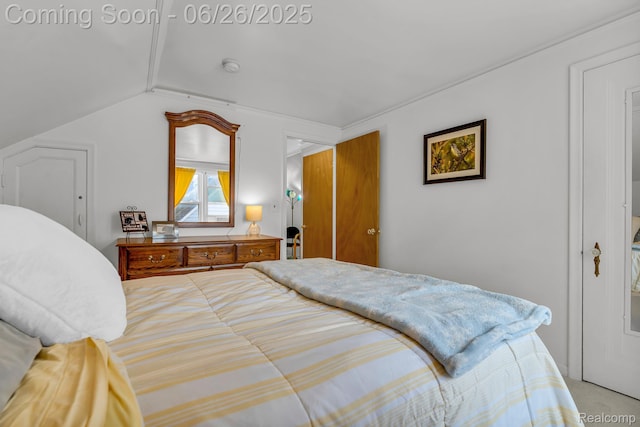 2734 Vassar St, Dearborn, MI 48124 - carpeted bedroom featuring vaulted ceiling