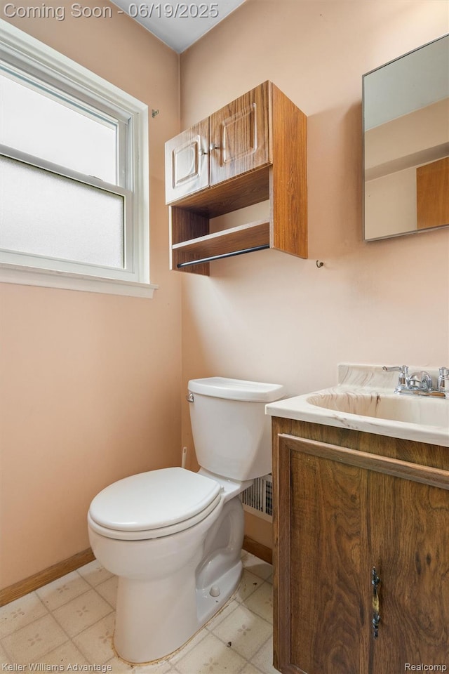 14000 Ellen Dr, Livonia, MI 48154 - half bathroom with toilet and vanity