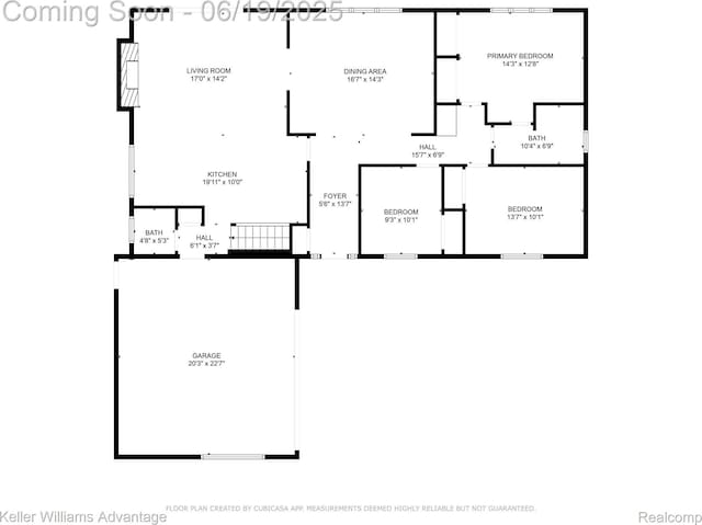 14000 Ellen Dr, Livonia, MI 48154 - view of floor plan / room layout