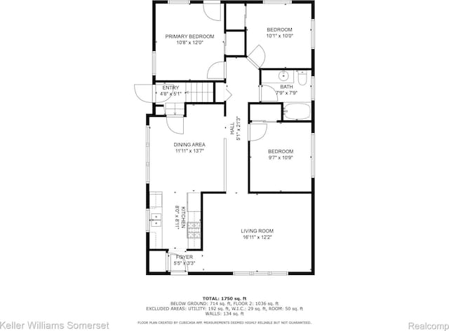 4401 Pardee Ave, Dearborn, MI 48125 - view of property floor plan