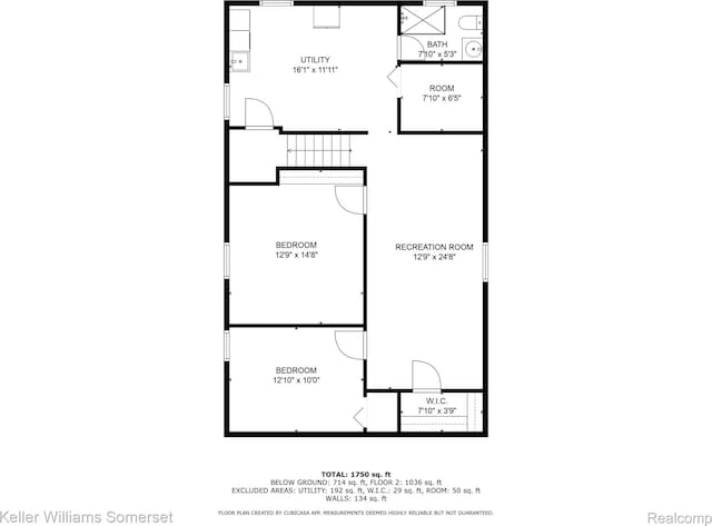 4401 Pardee Ave, Dearborn, MI 48125 - view of floor plan / room layout
