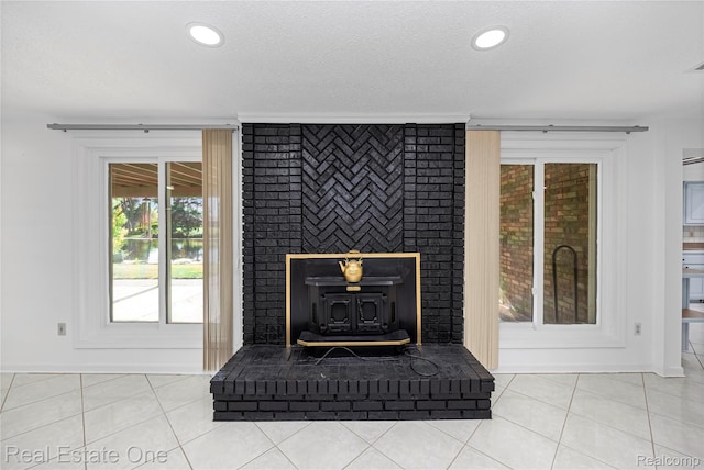 52615 Seven Oaks Dr, Shelby Twp, MI 48316 - detailed view of a wood stove and baseboards