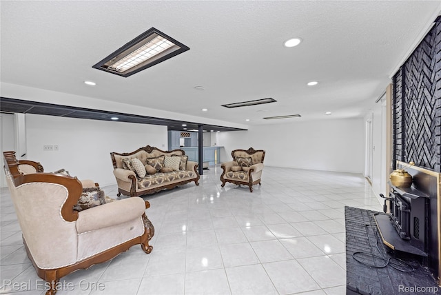 52615 Seven Oaks Dr, Shelby Twp, MI 48316 - building lobby with recessed lighting and a textured ceiling