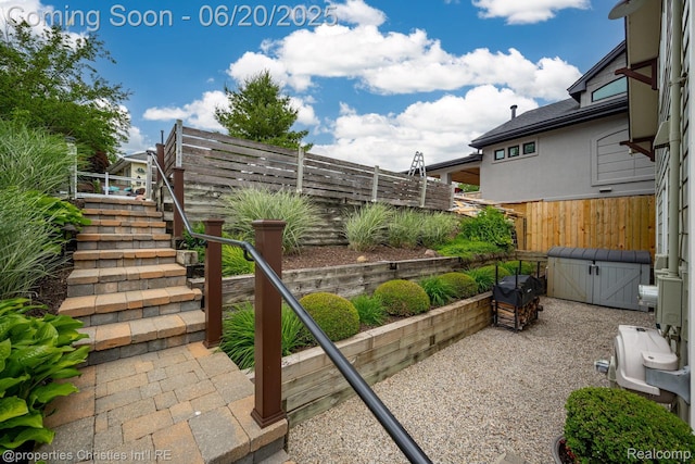 11693 Kenton Dr, Whitmore Lake, MI 48189 - view of patio featuring stairs