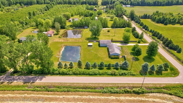 5490 Rupprecht Rd, Vassar, MI 48768 - drone / aerial view of a nearby body of water