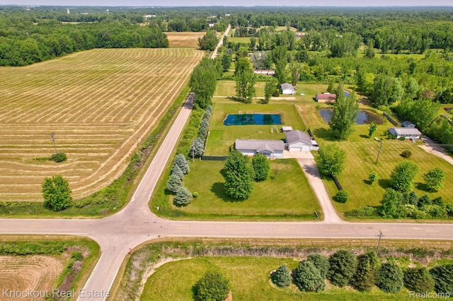 5490 Rupprecht Rd, Vassar, MI 48768 - overview of rural landscape featuring extensive farmland