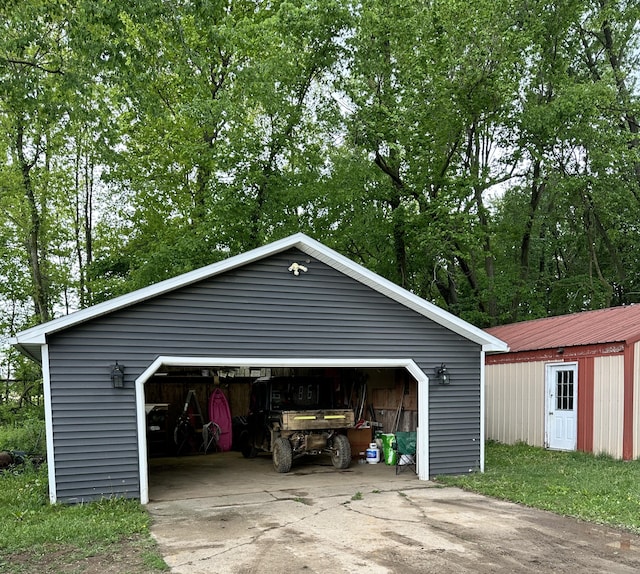 7920 8 1/2 Mile Rd, Ceresco, MI 49033 - view of detached garage
