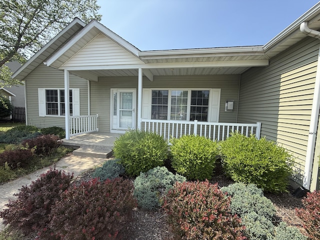 5798 Wacker Dr, Stevensville, MI 49127 - doorway to property with a porch