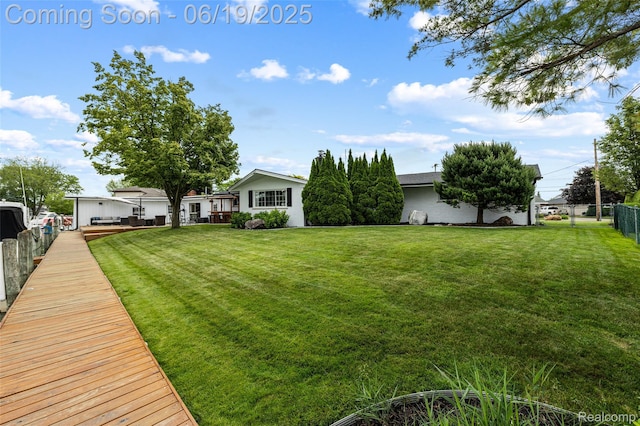 49775 Keycove St, Chesterfield, MI 48047 - back of house featuring a deck