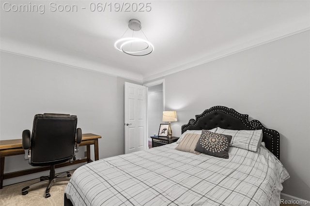 49775 Keycove St, Chesterfield, MI 48047 - bedroom featuring light carpet and an office area