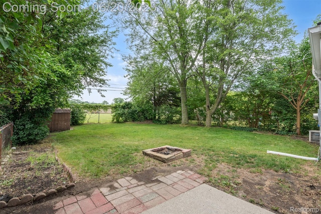 339 Shotka St, Westland, MI 48186 - view of yard featuring a fire pit