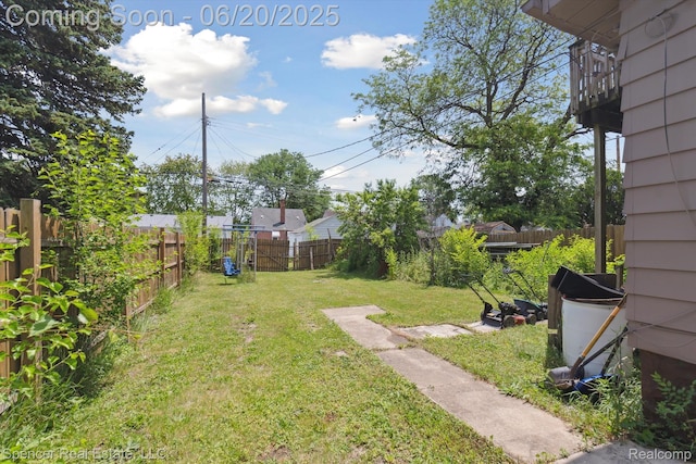 17398 Hanna St, Melvindale, MI 48122 - view of fenced backyard