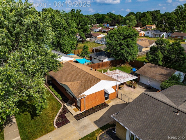 36203 Fernwood St, Westland, MI 48186 - aerial perspective of suburban area