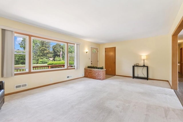 3202 Niles Buchanan Rd, Buchanan, MI 49107 - unfurnished living room featuring baseboards and carpet