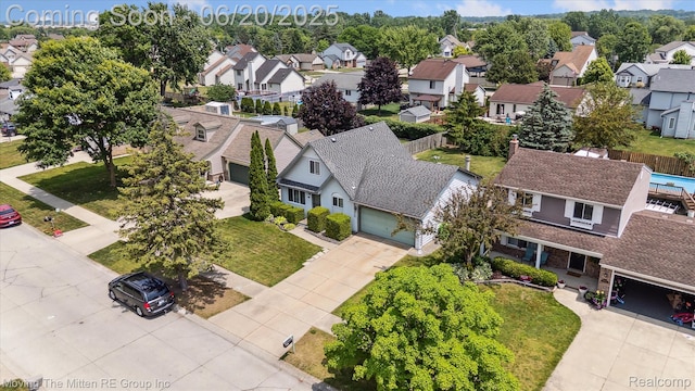 49212 Kimberly Ann Ln, Chesterfield, MI 48051 - aerial perspective of suburban area