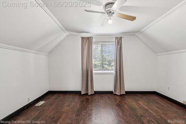 49212 Kimberly Ann Ln, Chesterfield, MI 48051 - additional living space with lofted ceiling, wood finished floors, and ceiling fan