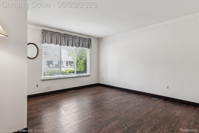 49212 Kimberly Ann Ln, Chesterfield, MI 48051 - spare room with wood finished floors and crown molding