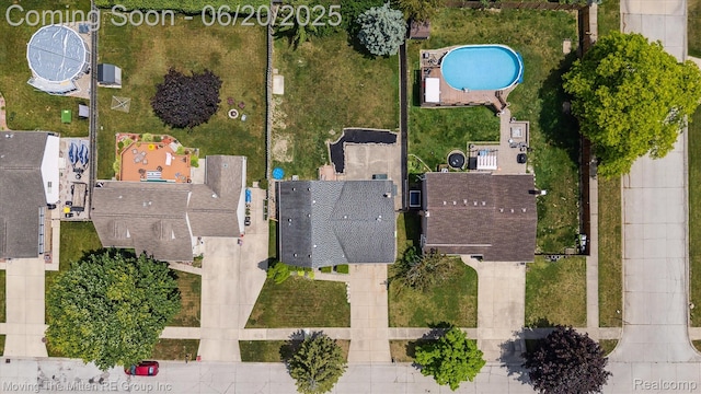 49212 Kimberly Ann Ln, Chesterfield, MI 48051 - aerial view of property and surrounding area